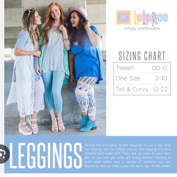 LuLaRoe Mommy and Me Leggings set T/C and S/M - Picture 2 of 8